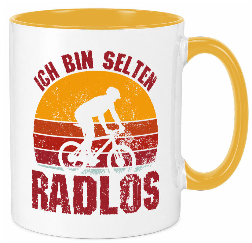 Ich bin Selten Radlos | Radfahrer Mountainbike Humor Geschenkidee Tasse
