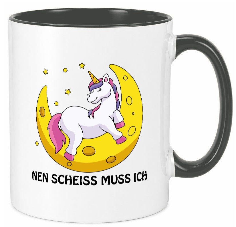 Nen Scheiss muss ich Geschenkidee Humor Tasse
