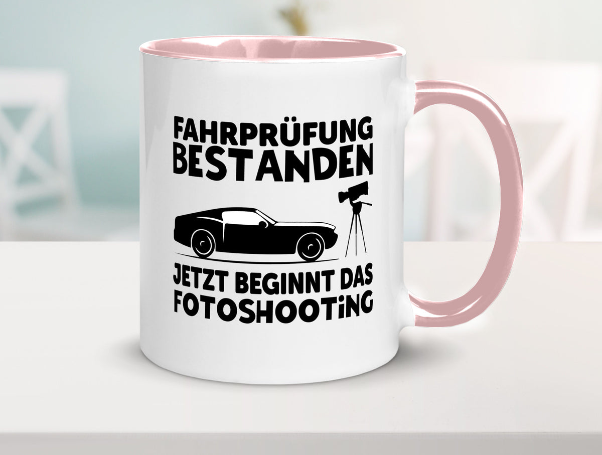 Fahrprüfung bestanden | Autofahren Führerschein Geschenk Humor Geschenkidee Tasse