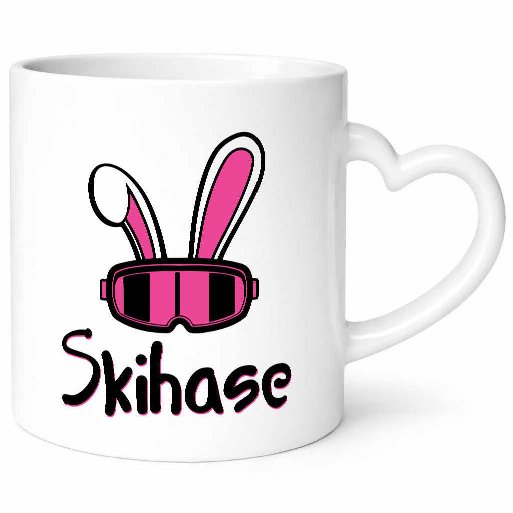 Skihase | Hasenohren Ski-Brille Geschenkidee Humor Tasse