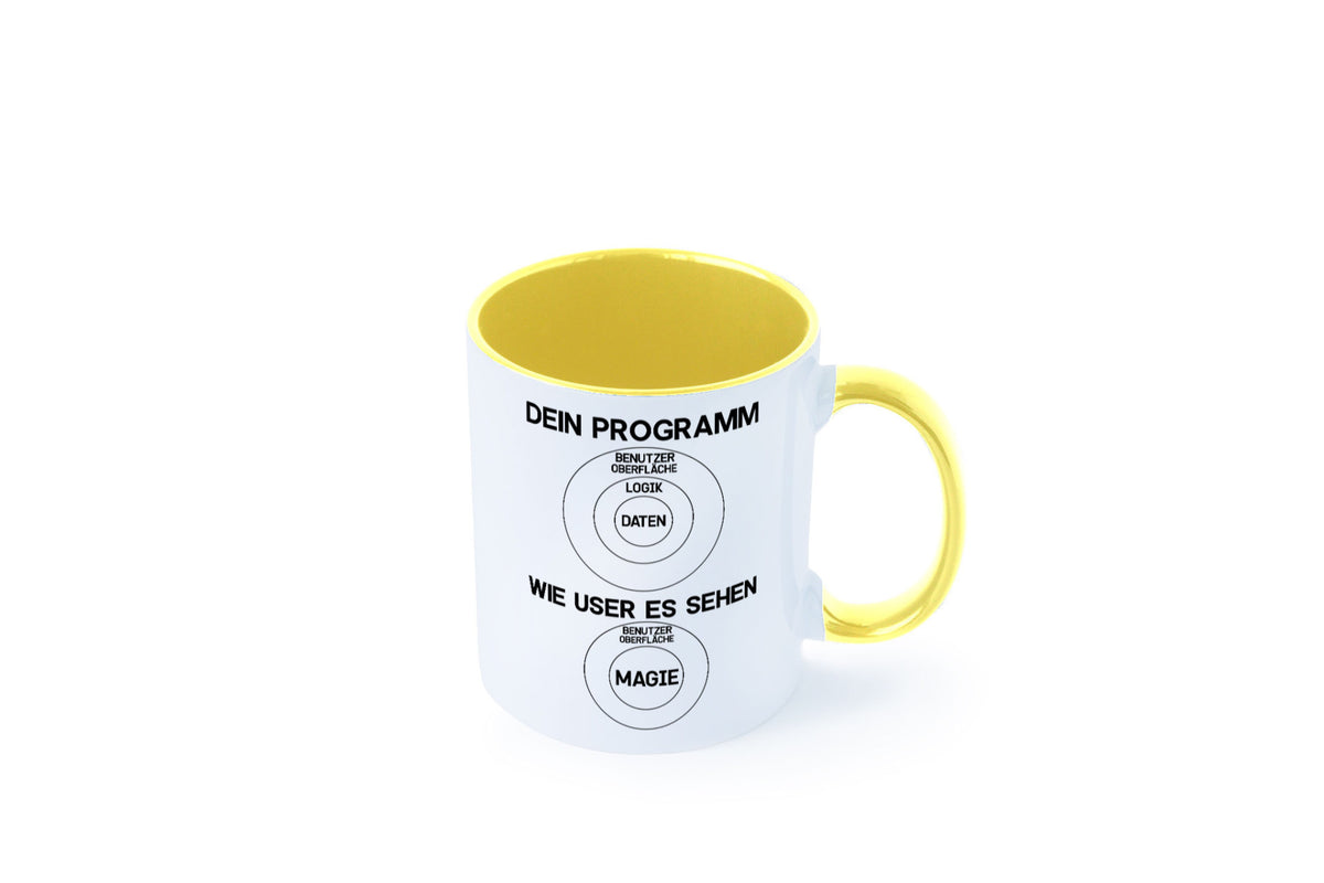 Wie User dein Programm sehen | Programmierer Magie Witz Geschenkidee Humor Tasse