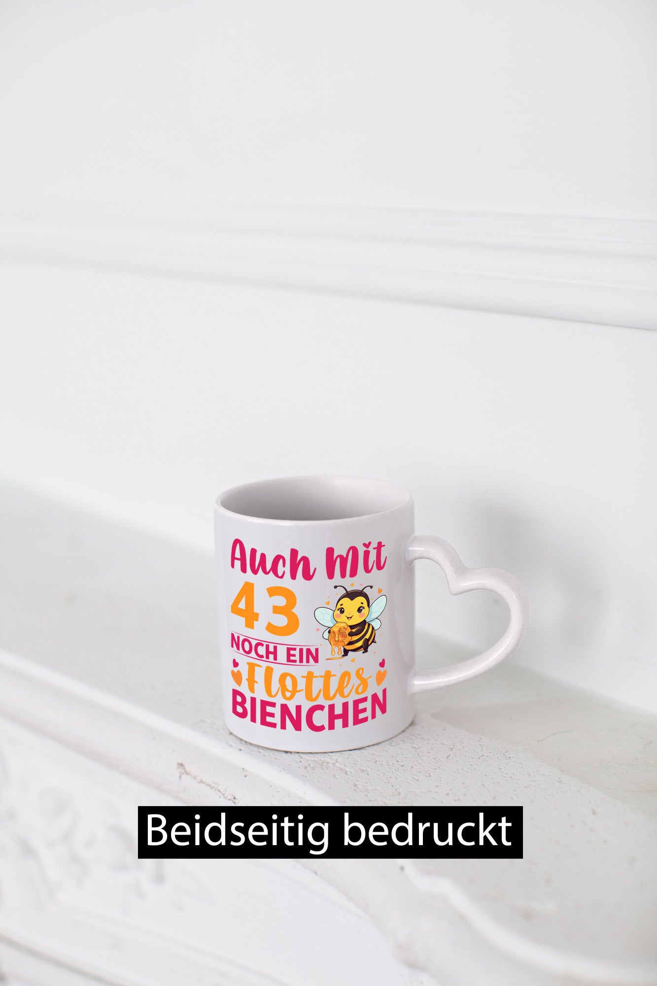 43. Geburtstag | Flottes Bienchen 43 Jahre lustig Geschenkidee Geschenk Tasse