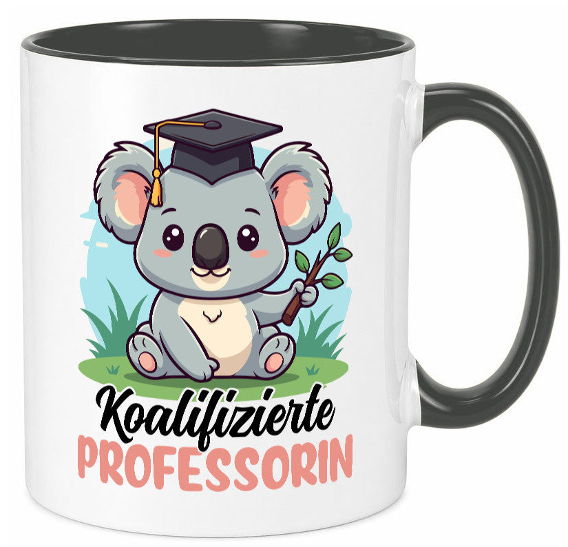 Koalifizierte Professorin | Uni Universität lustig Humor Geschenkidee Geschenk Tasse
