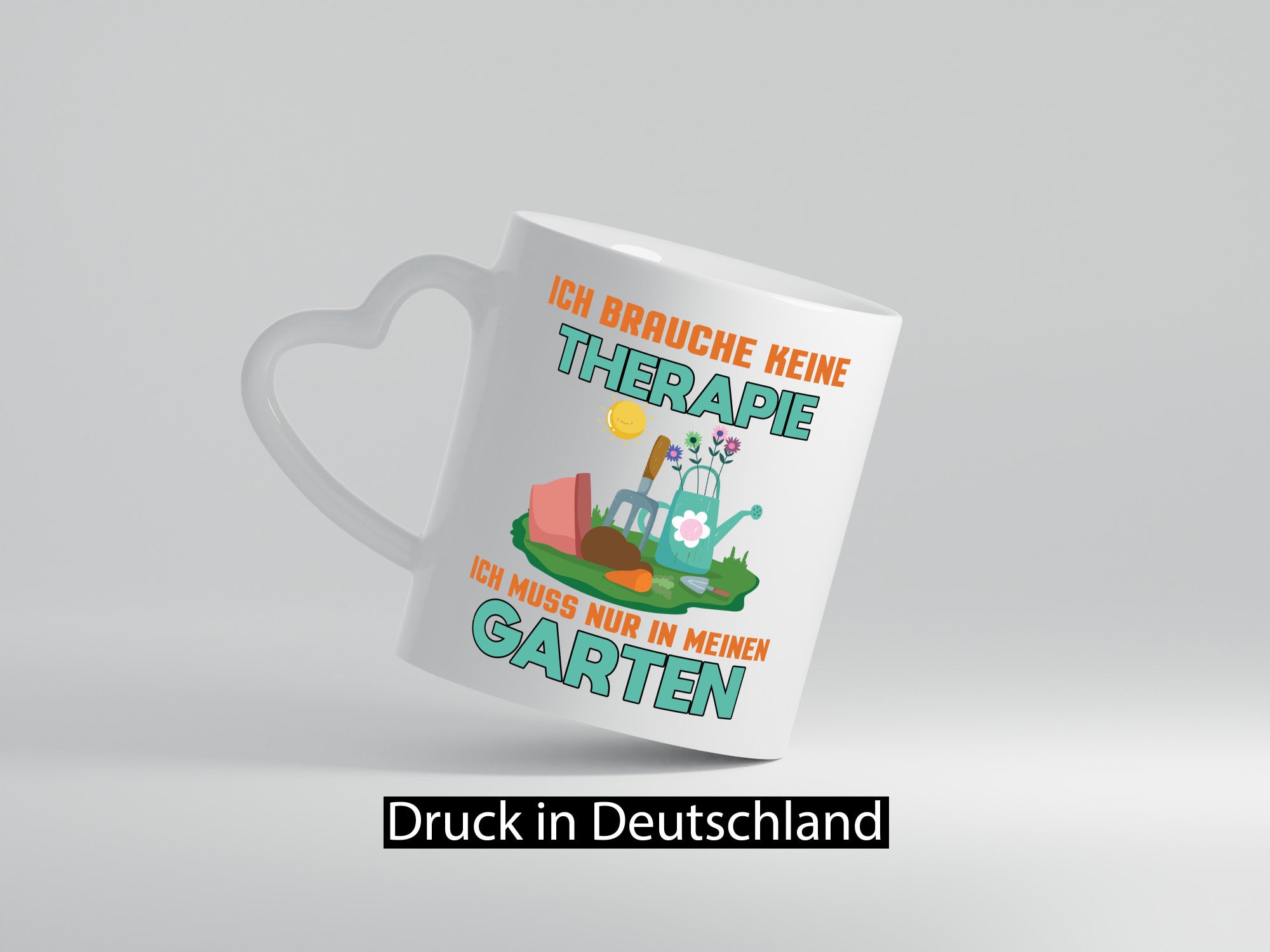 Ich brauche keine Therapie | Garten muss in den Geschenkidee Humor Tasse