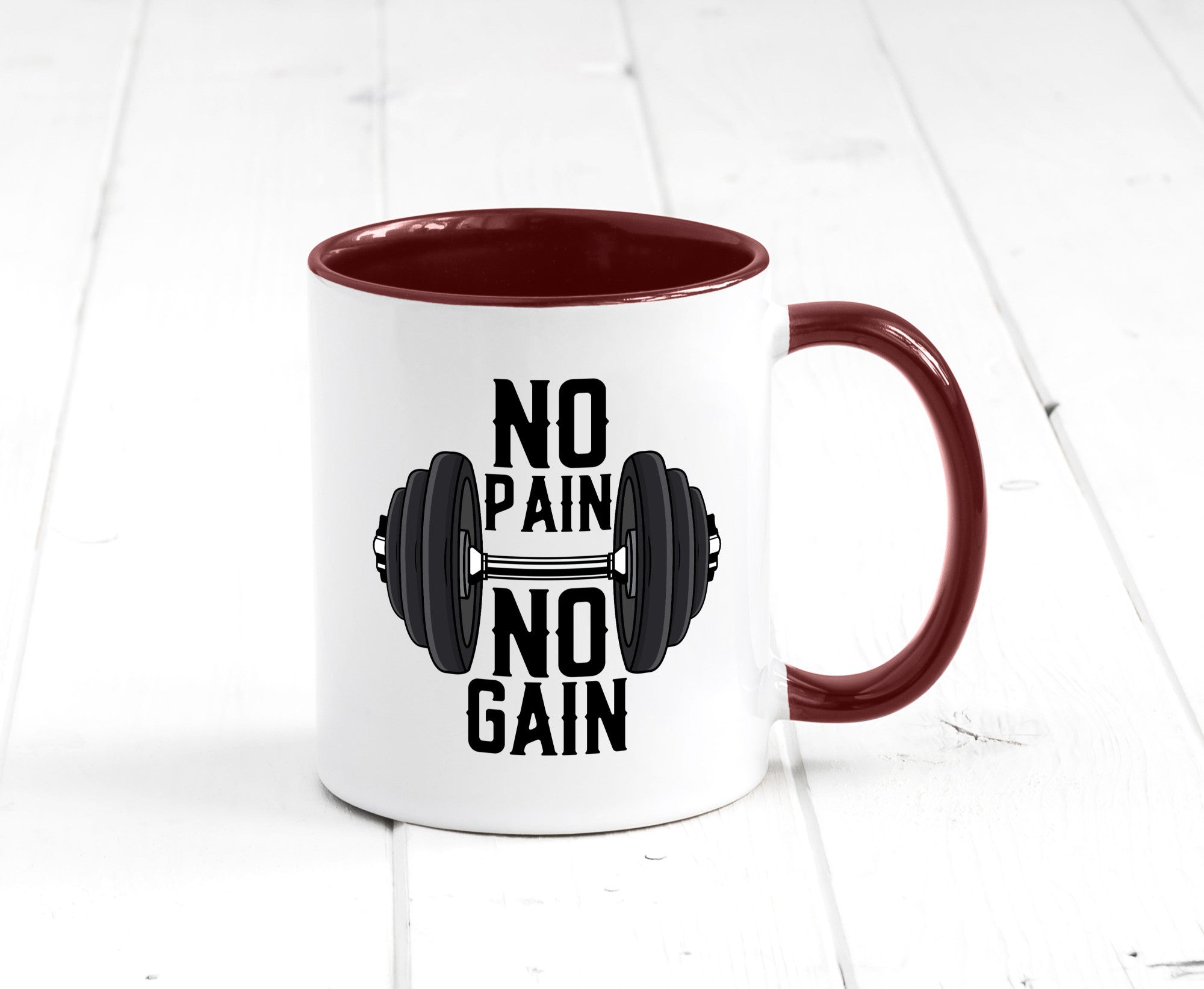 No Pain Gain | Training Motivation Fitness Pumpen lustig Humor Geschenkidee