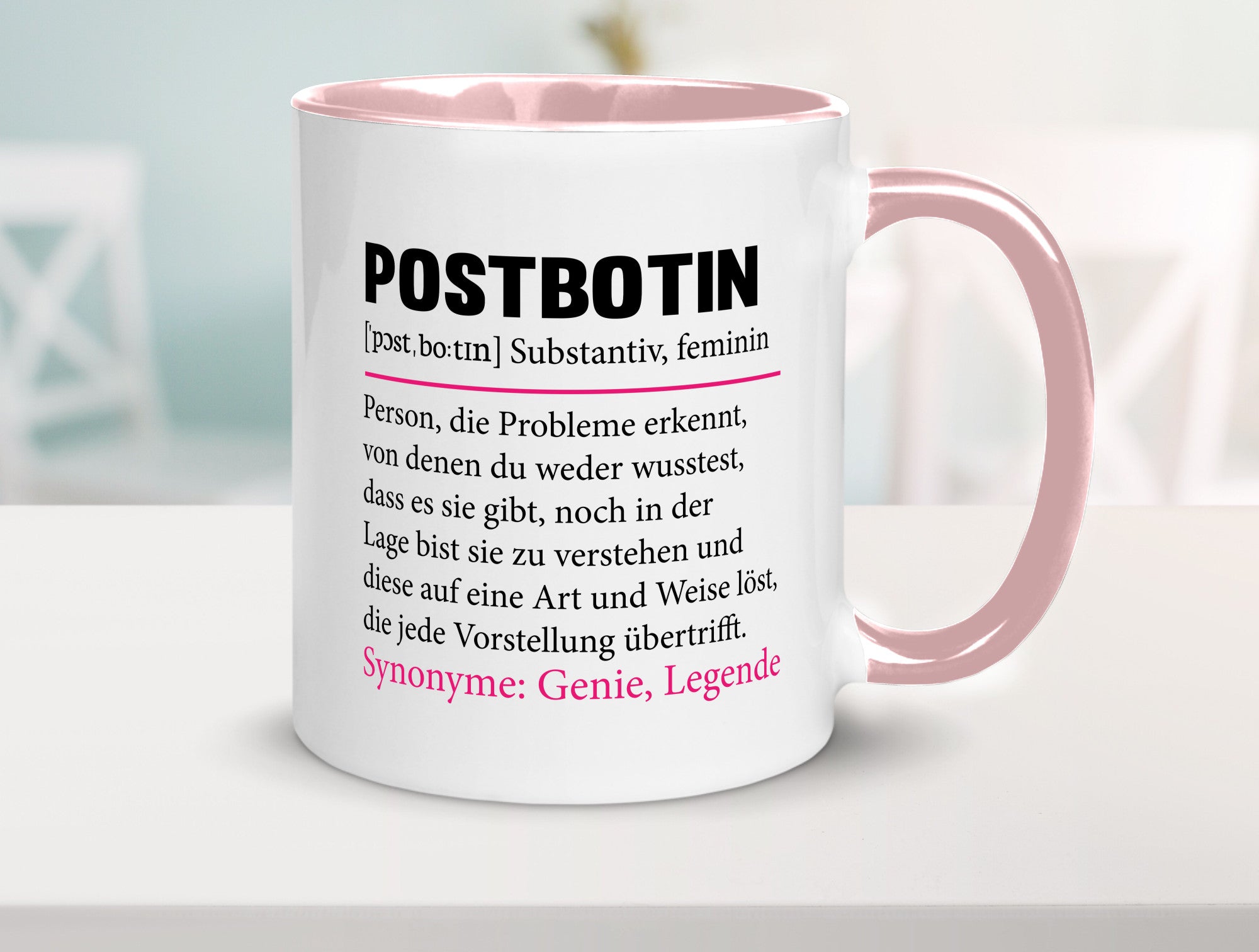 Postbotin | Beruf Post lustiger Spruch Briefträger v2 Humor Arbeit Kollegen
