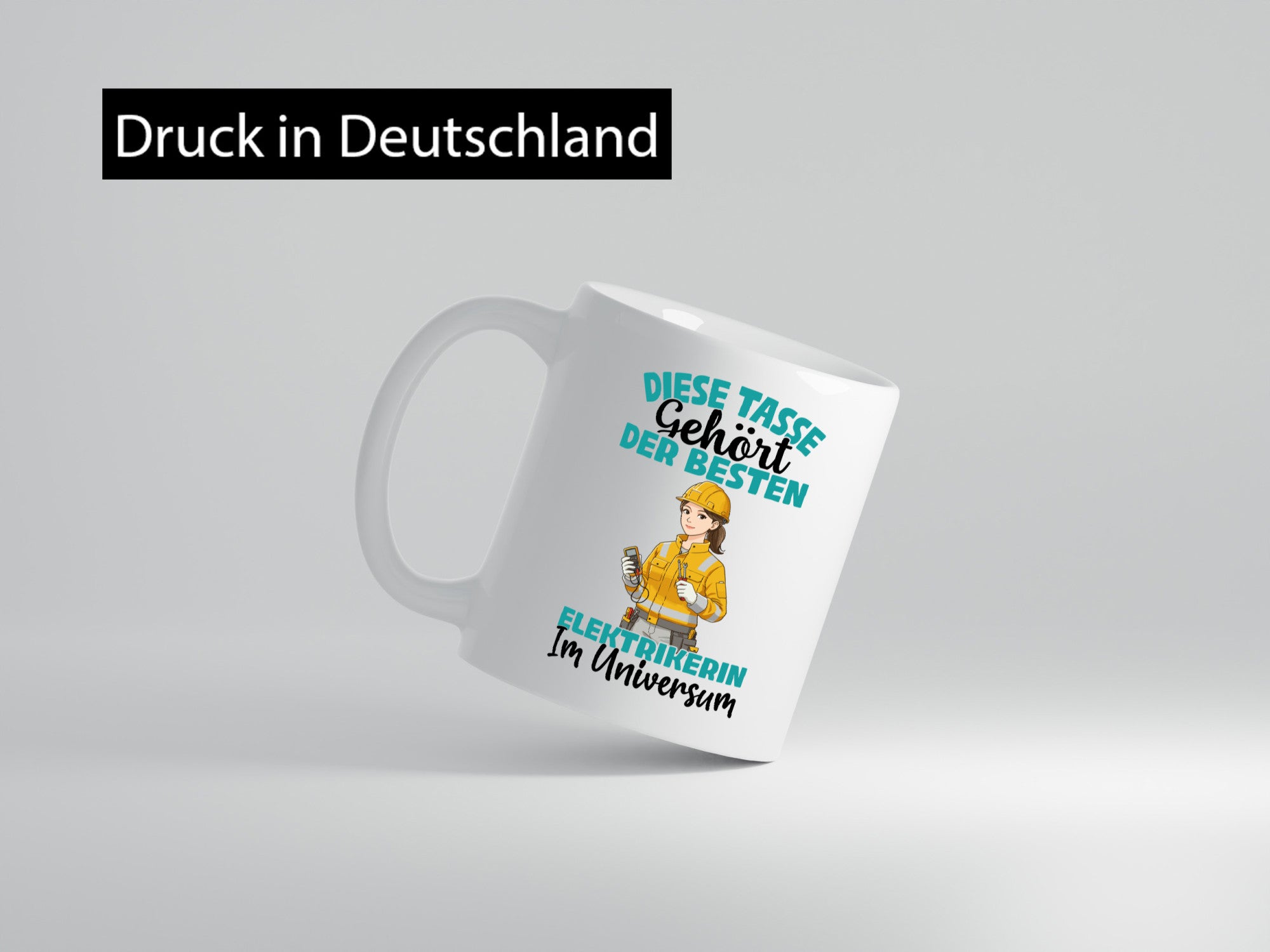 Im Universum: Elektrikerin | Elektronikerin Elektrik Geschenk Humor