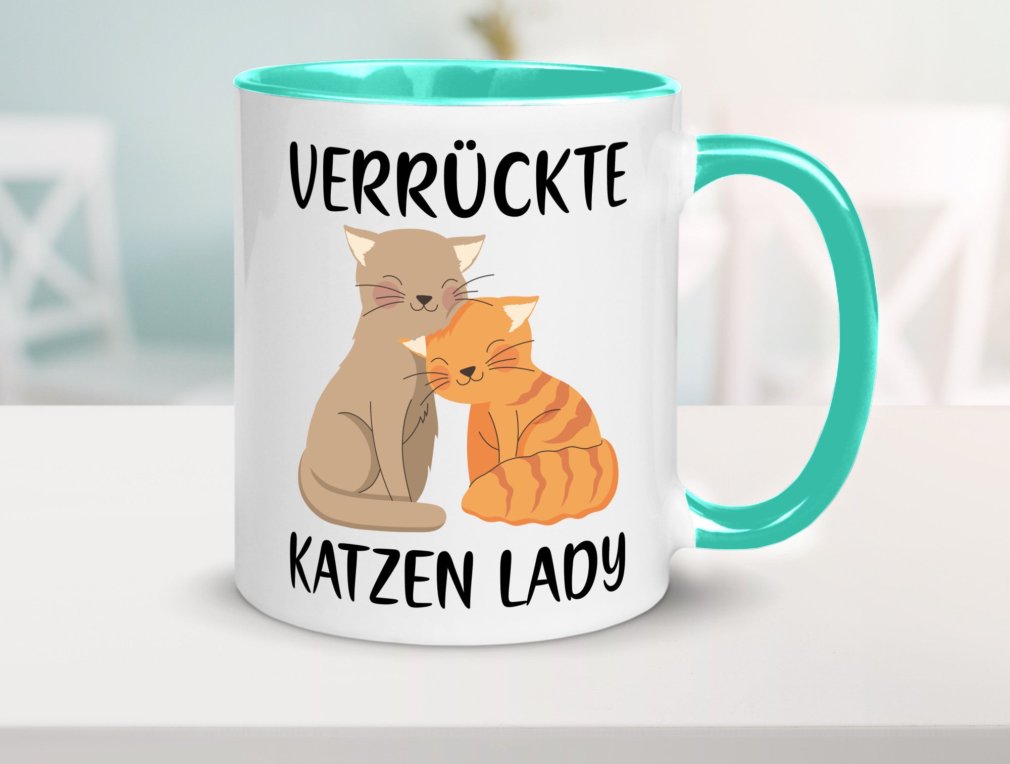 Verrückte Katzen Lady | Ich liebe Katzenliebhaber Geschenk Tierliebhaber Humor