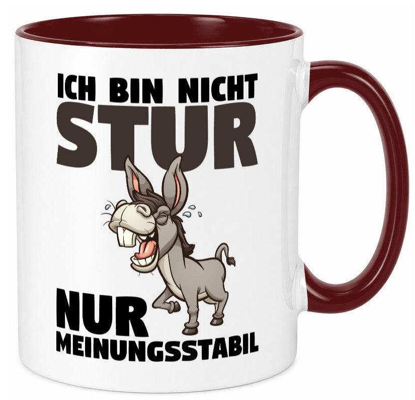 Sturer Esel | Sturkopf Tasse Dickkopf Spruch Humor lustiger Geschenk