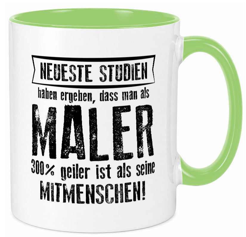 Neuste Studien: Maler | Malerei lustig Humor Geschenkidee Geschenk Tasse