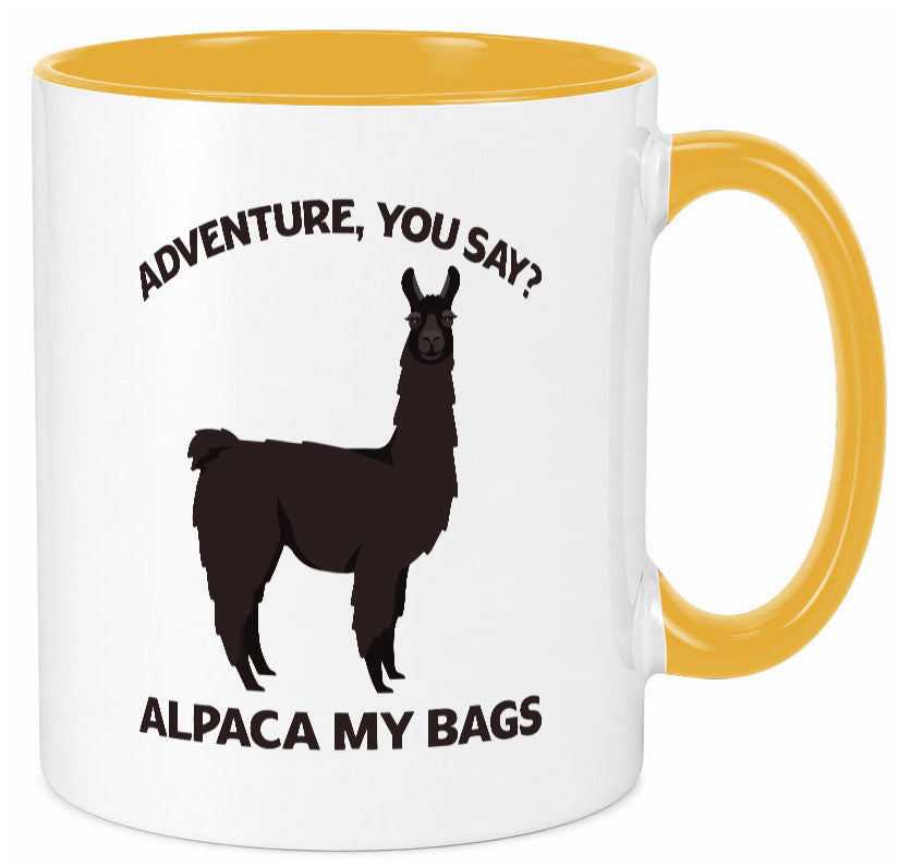 Adventure, Alpaca | Humor Geschenkidee Tasse