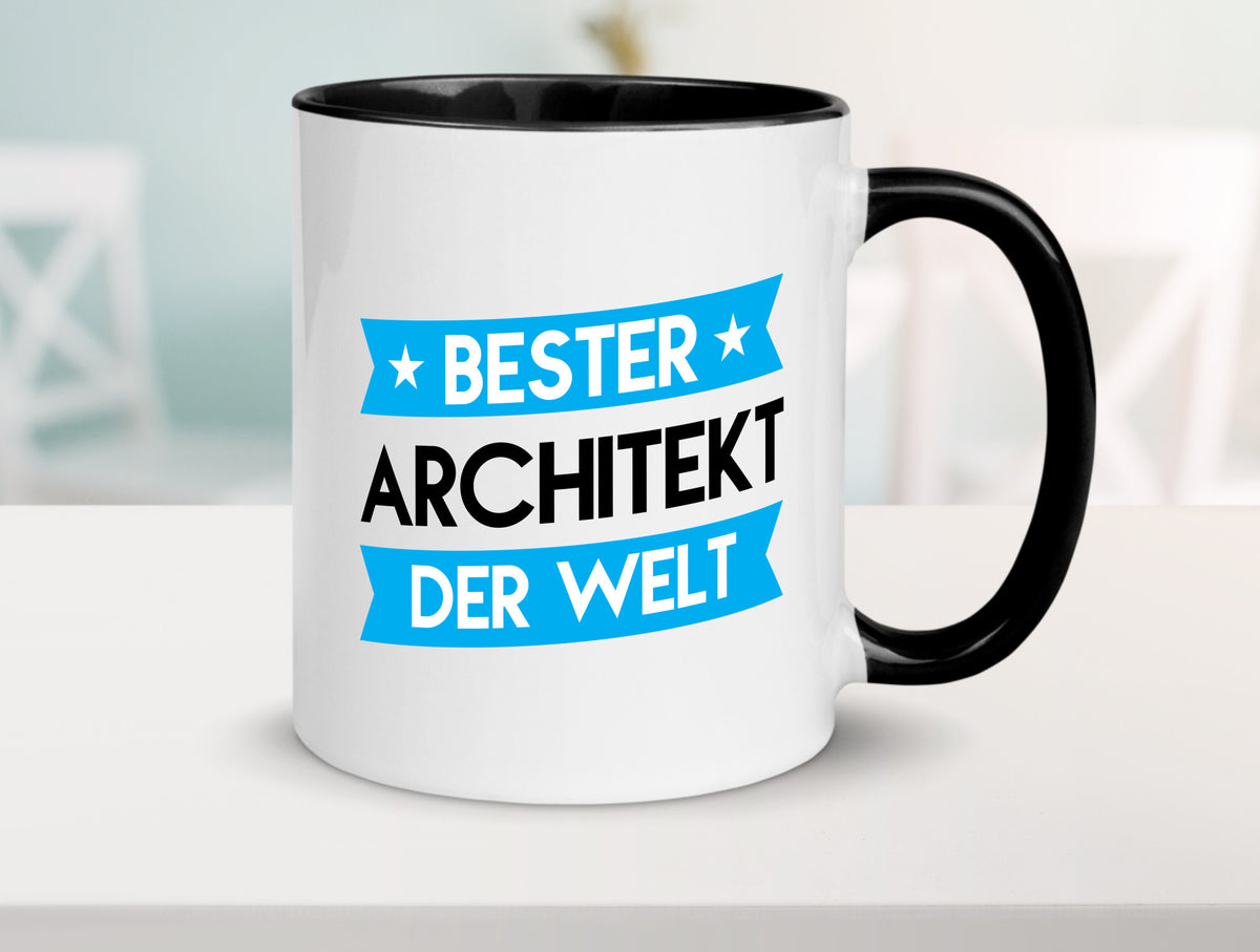 Bester Architekt | Architektur Büro Geschenk Arbeit Kollegen lustiger Spruch Tasse