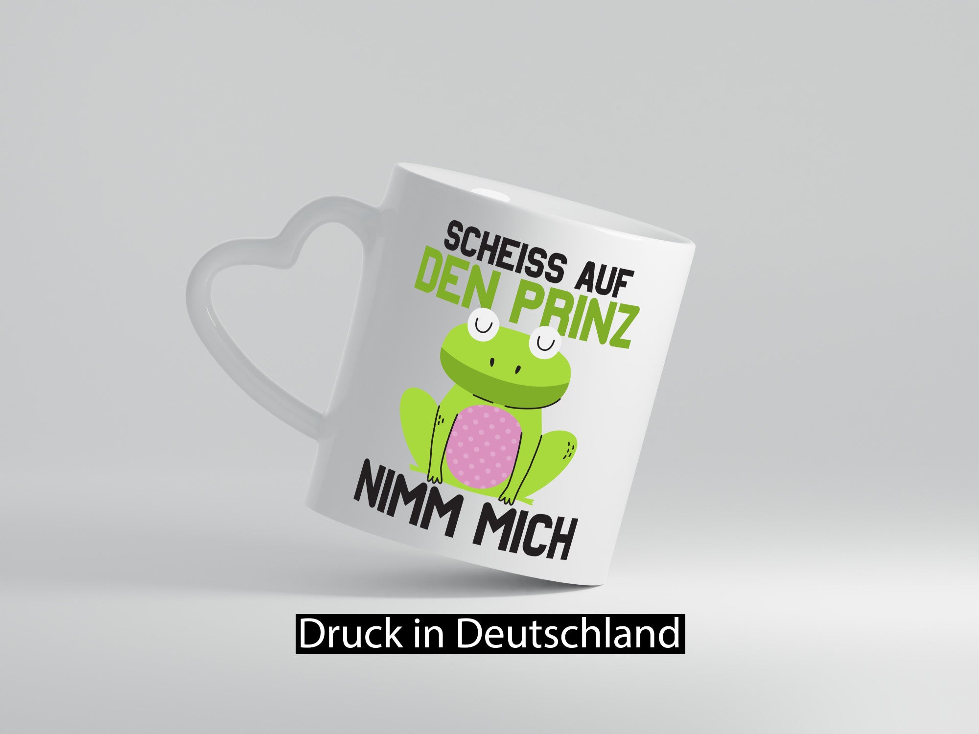 Scheiss auf den Prinz nimm mich | Frosch Prinzen v2 lustiger Spruch Geschenk