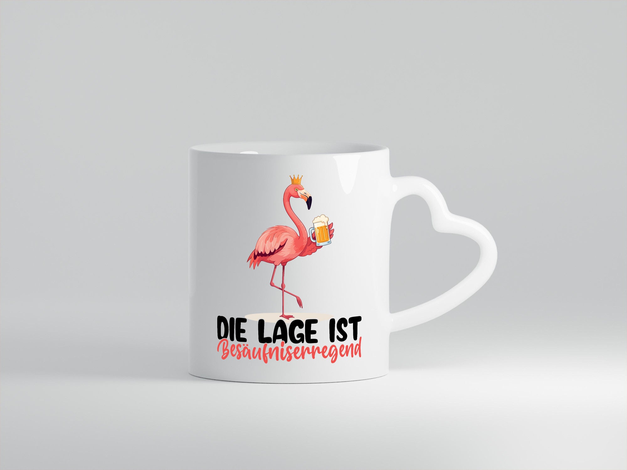 Die lage ist Besäufniserregend | Bier Flamingo Geschenkidee Humor Tasse