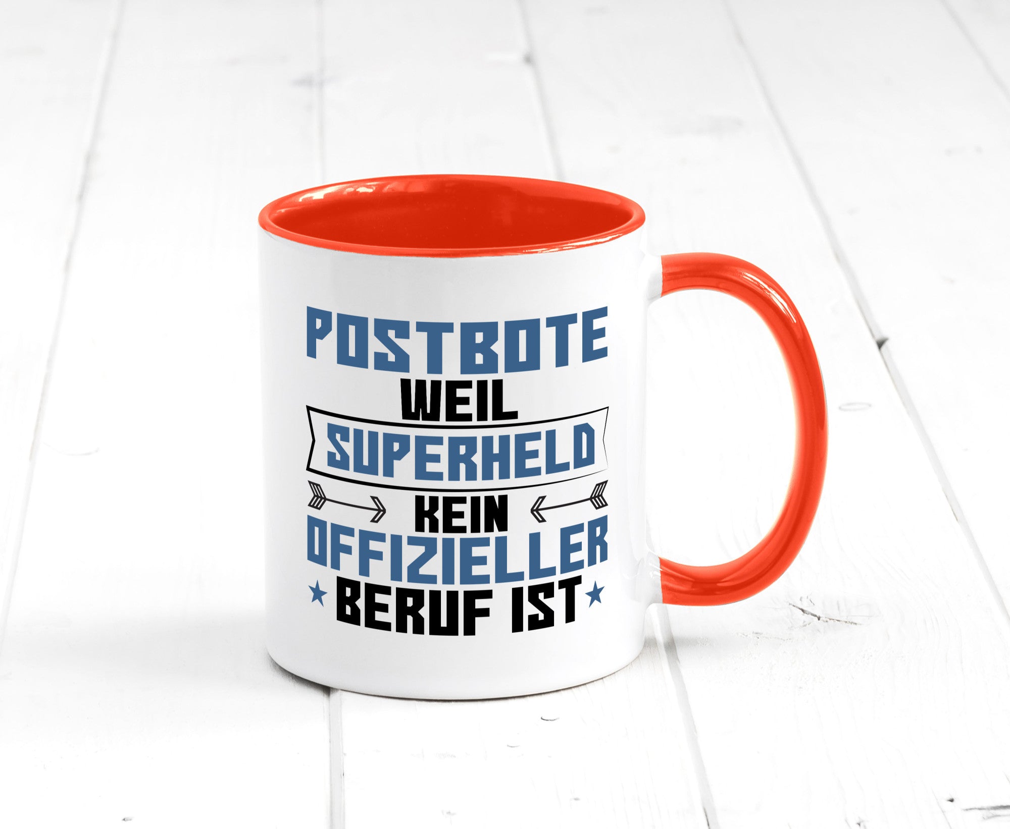 Superheld Postbote | Beruf Post Briefträger Geschenk Arbeit Kollegen Büro