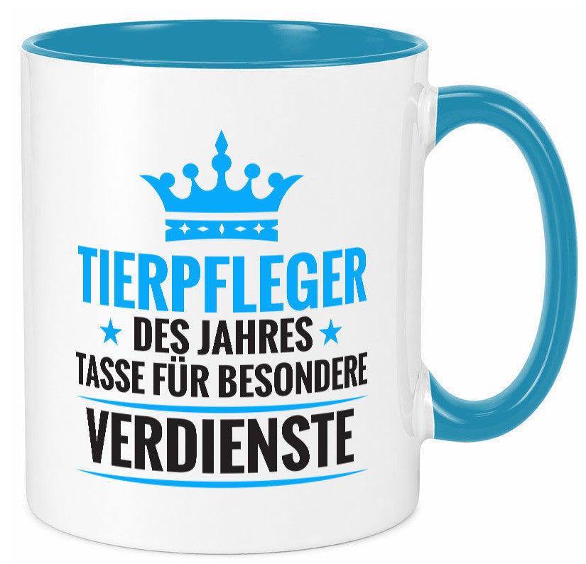 Besonderer Verdienst: Tierpfleger | Pflegeberuf Tierheim Humor Arbeit Kollegen