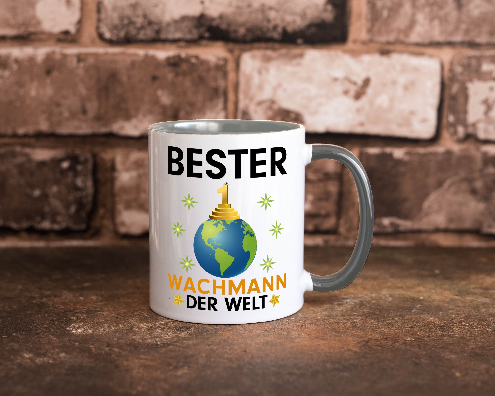 Welt Bester Wachmann | Wachpersonal Nachtwächter Humor Geschenkidee Tasse