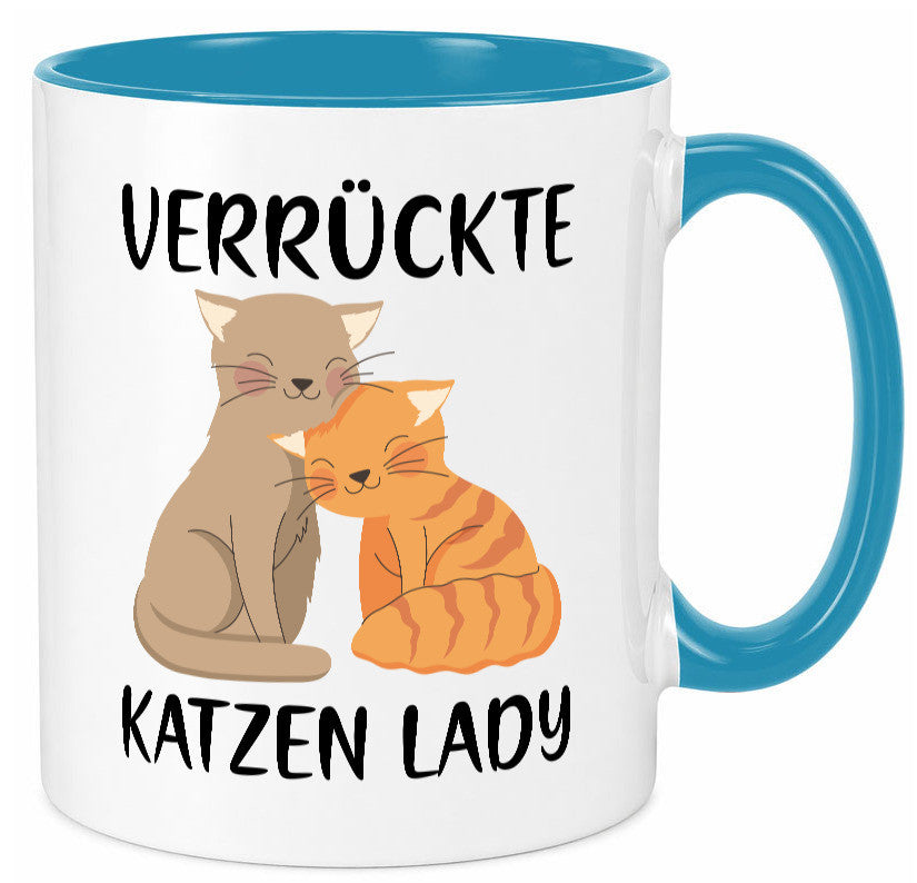 Verrückte Katzen Lady | Ich liebe Katzenliebhaber Geschenk Tierliebhaber Humor