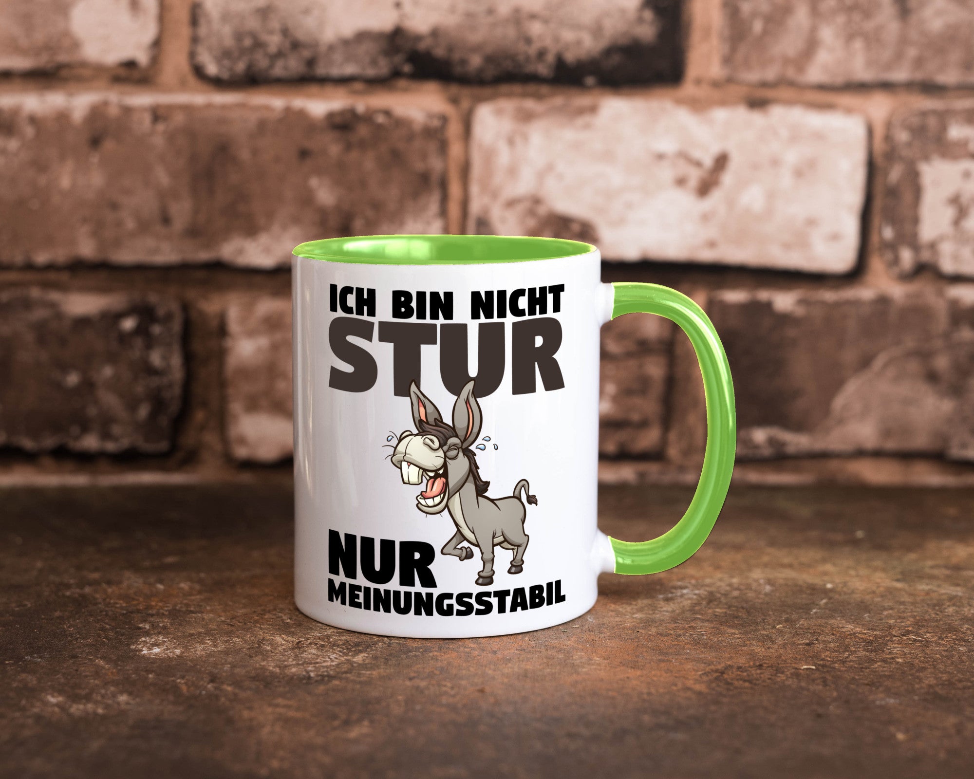 Sturer Esel | Sturkopf Tasse Dickkopf Spruch Humor lustiger Geschenk