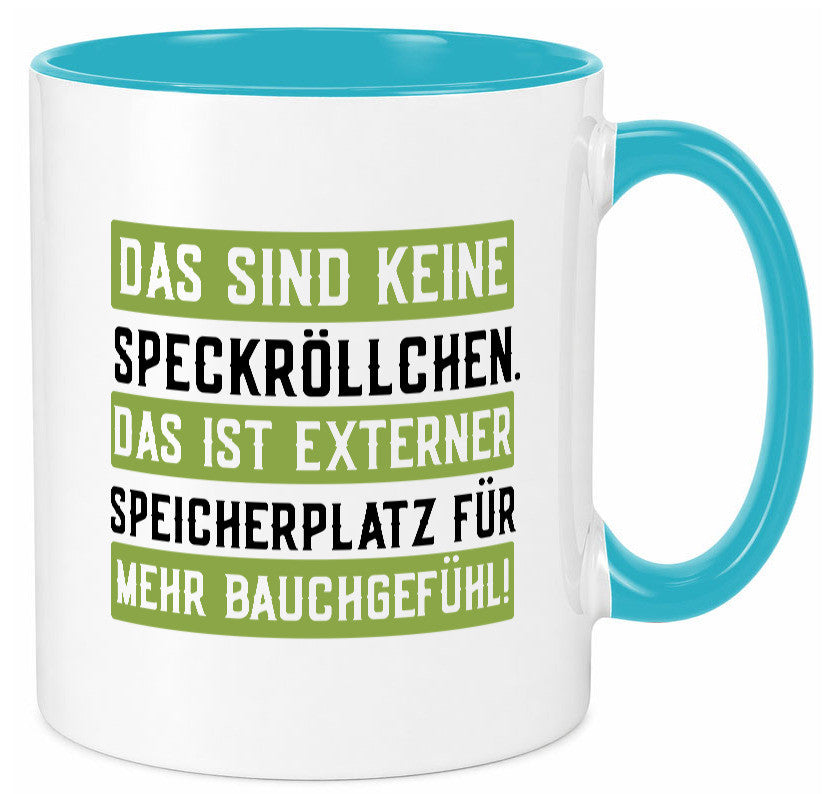 Keine Speckröllchen | Softwareentwickler PC Körperfülle Geschenkidee Humor Tasse