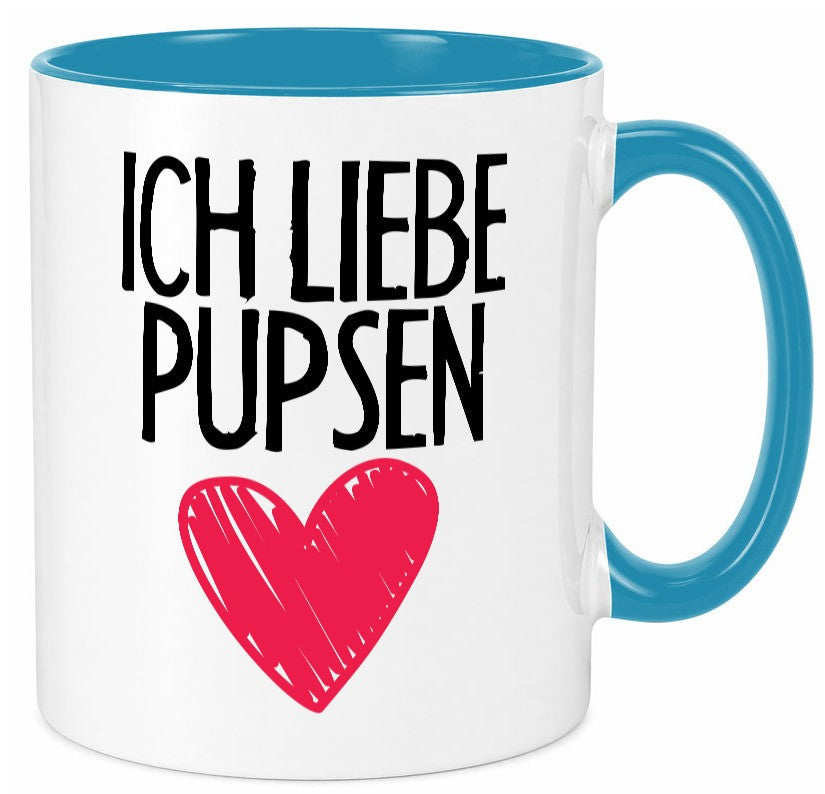 Ich liebe Pupsen Geschenkidee Humor Tasse