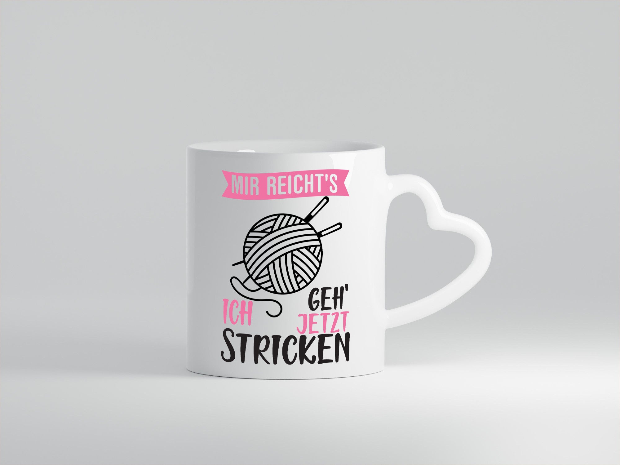 Ich geh` jetzt stricken | Strickzubehör Freundin lustiger Spruch Geschenk Humor