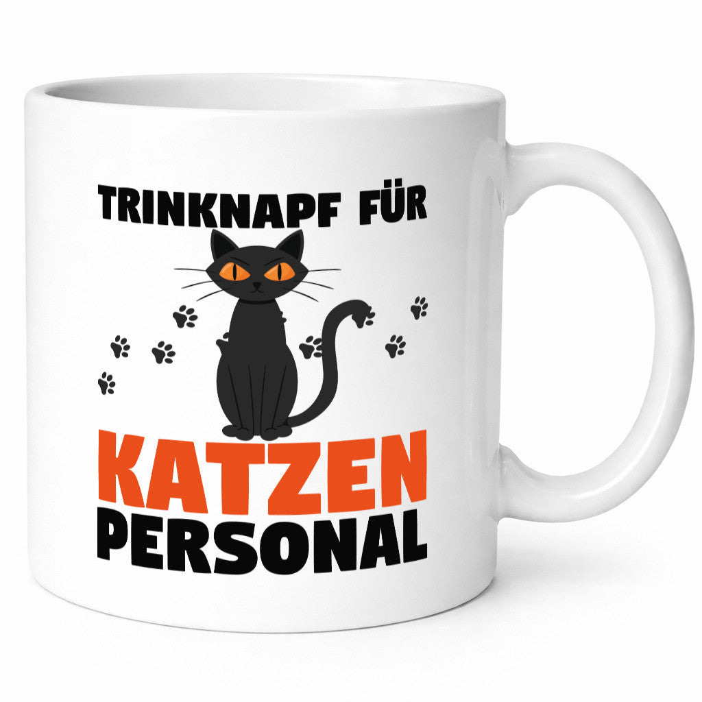 Katzen Personal | Katzenbesitzer Tasse Katze Humor Tierliebhaber Geschenkidee