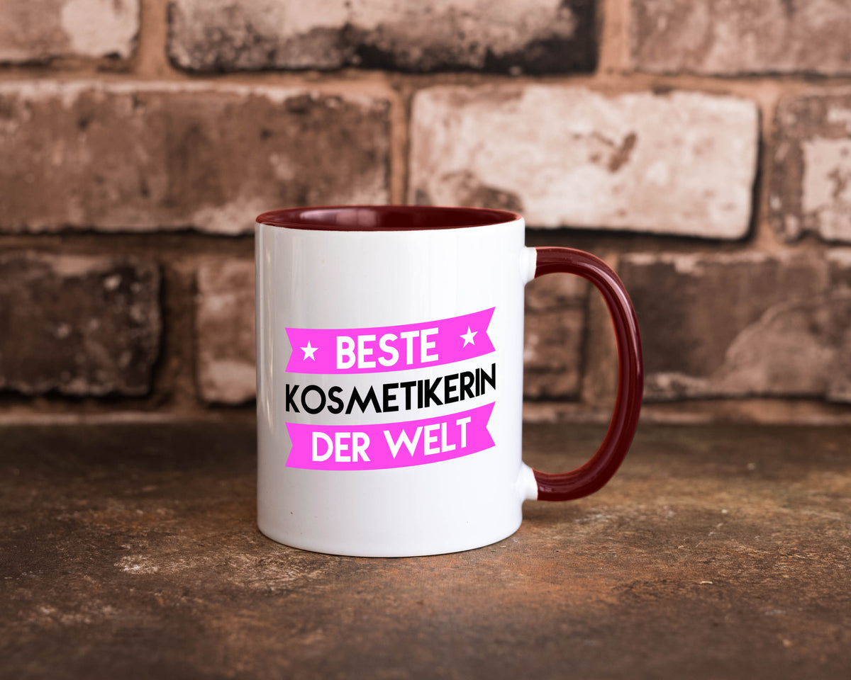Beste Kosmetikerin | Kosmetik Stylistin Visagistin Geschenkidee Humor Tasse