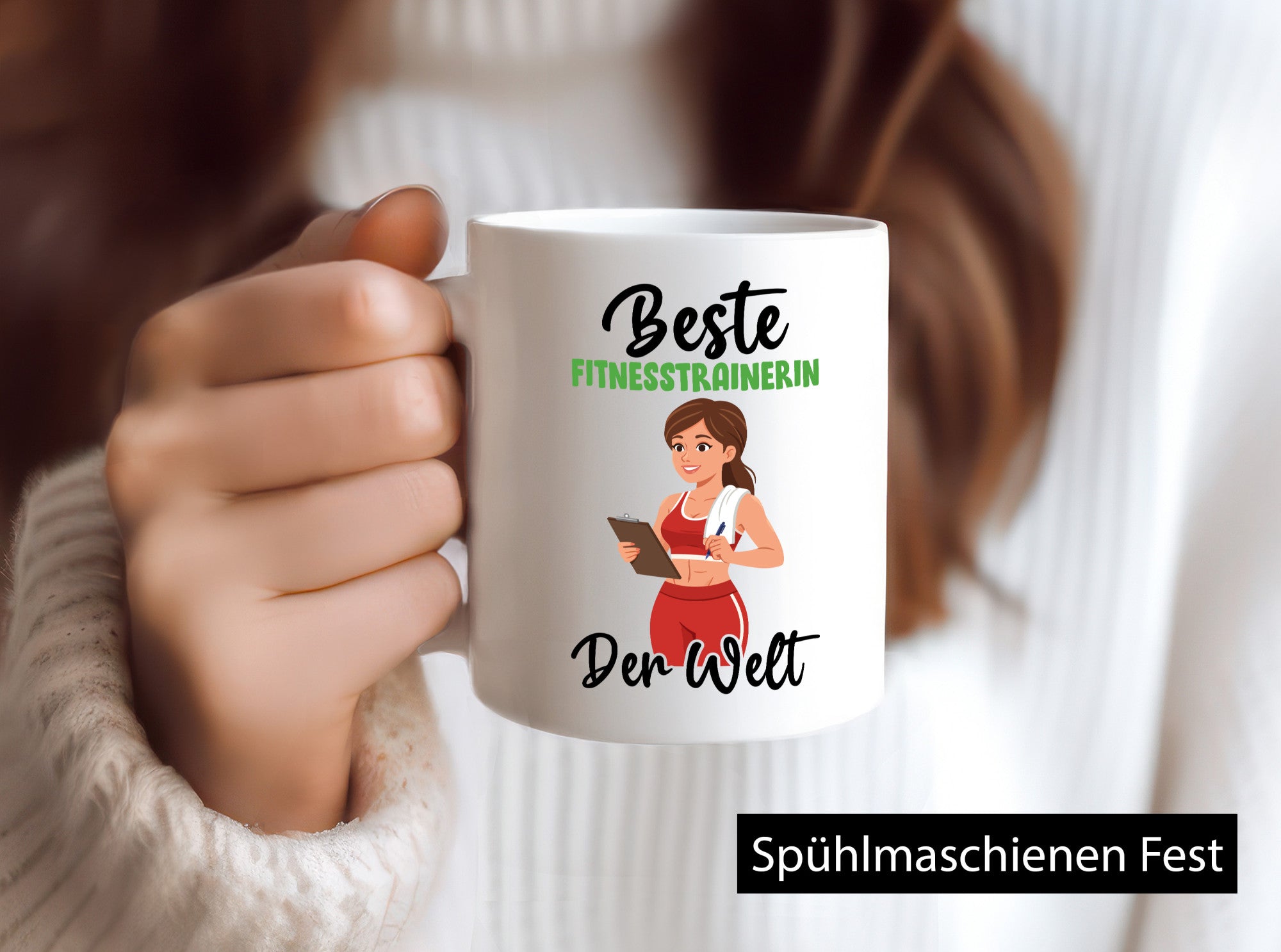Beste Fitnesstrainerin | Trainerin Sport v2 lustiger Spruch Geschenk Humor