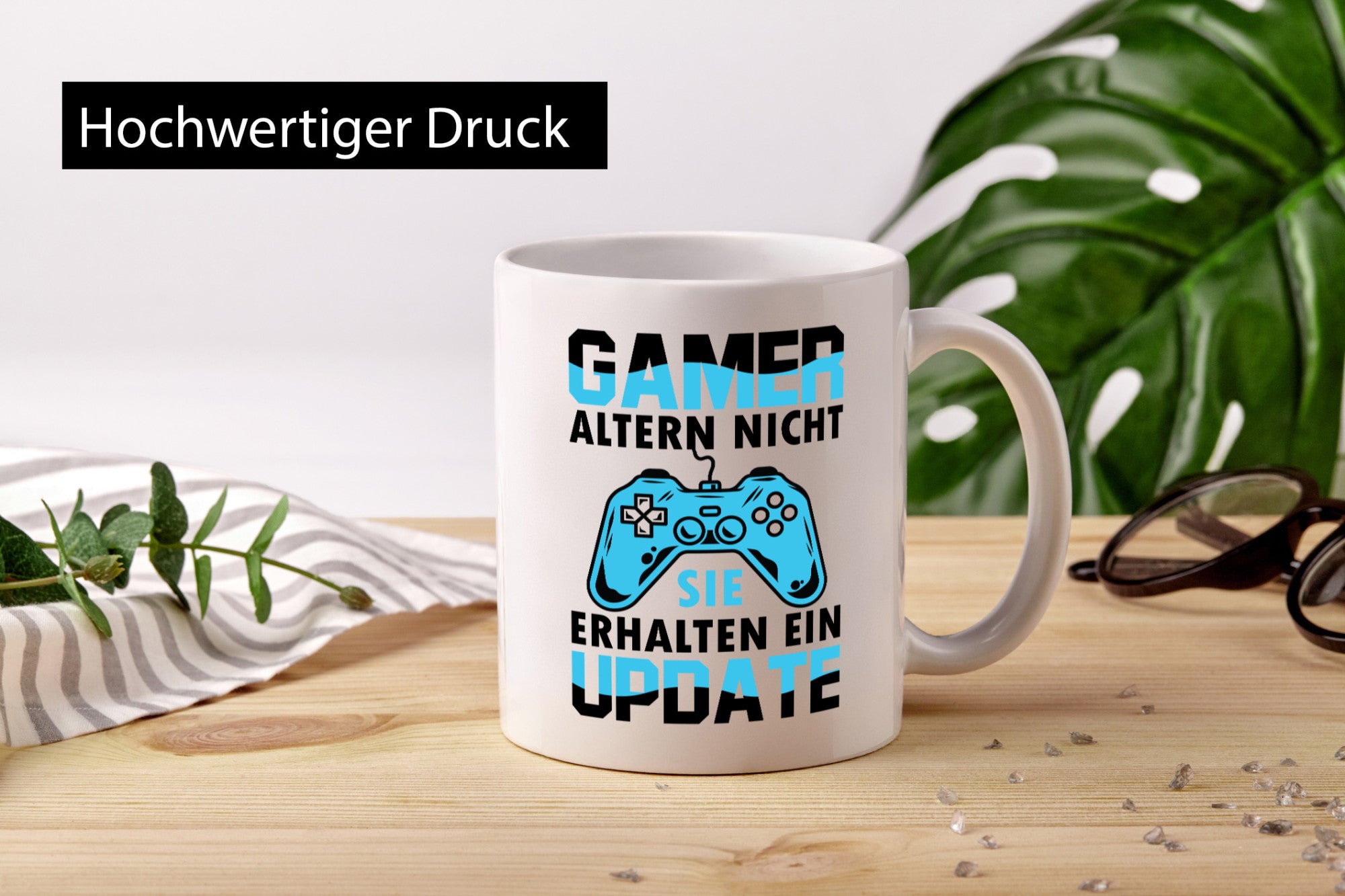 Gamer altern nicht | Controller Geschenk Humor Geschenkidee lustiger Spruch