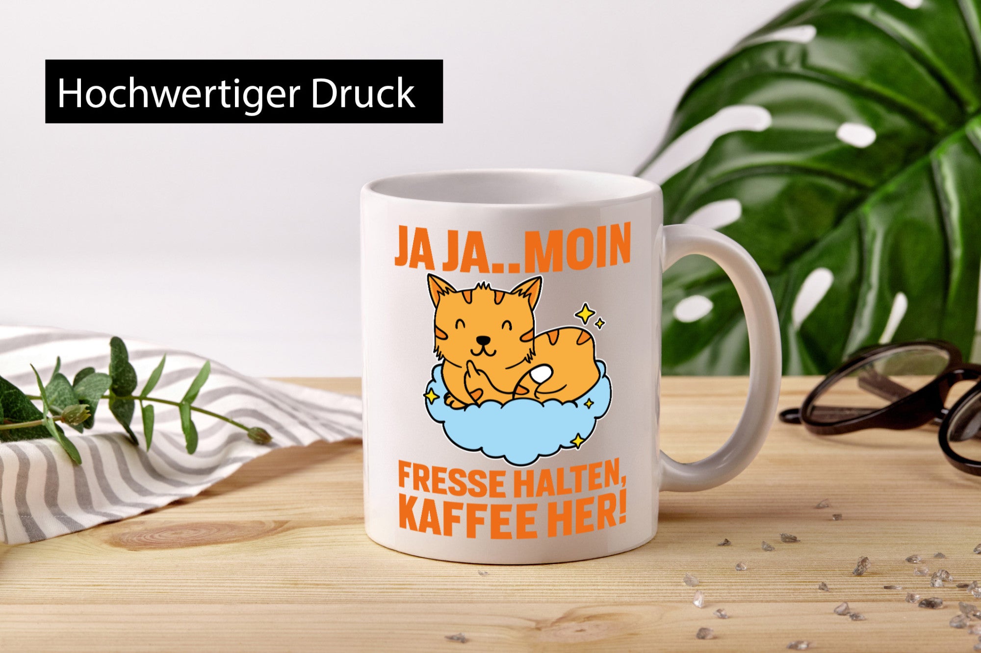 Gib mir mein Kaffee v2 Geschenk Humor Geschenkidee lustiger Spruch Tasse