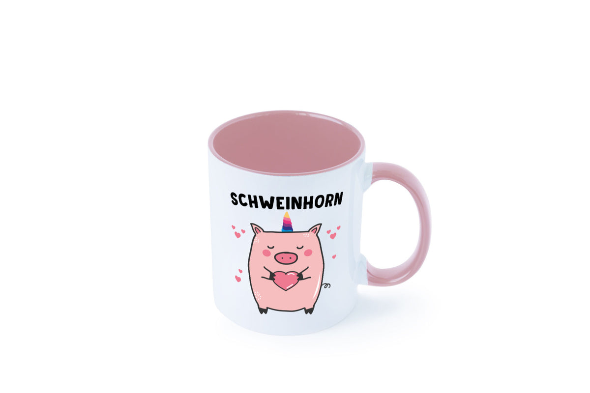 Schweinhorn lustig Humor Geschenkidee Geschenk Tasse