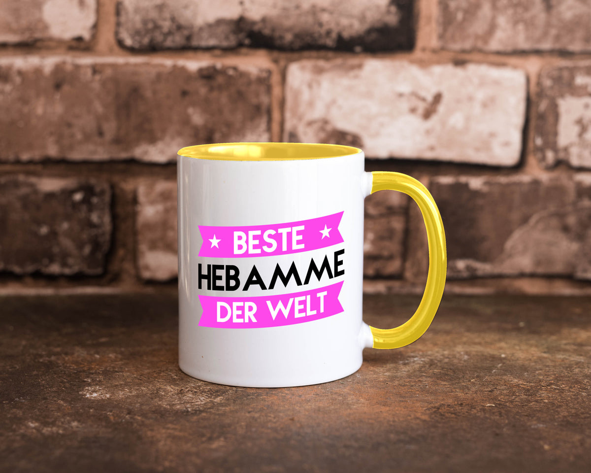 Beste Hebamme | Geburtshilfe lustiger Spruch Geschenk Humor Geschenkidee Tasse