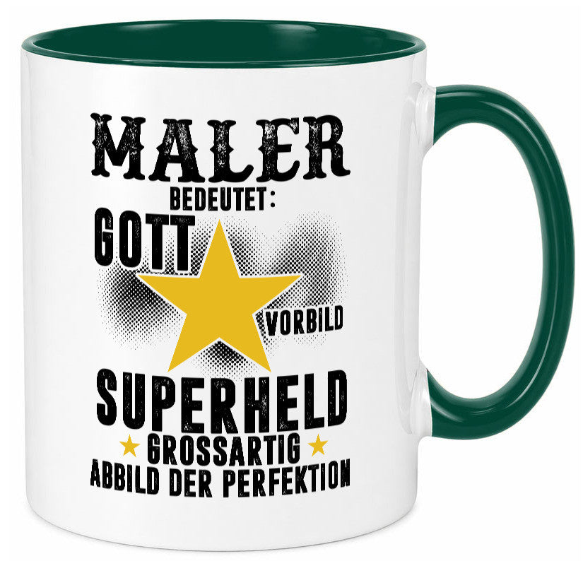 Bedeutung von Maler | Malerei Humor Geschenkidee Tasse