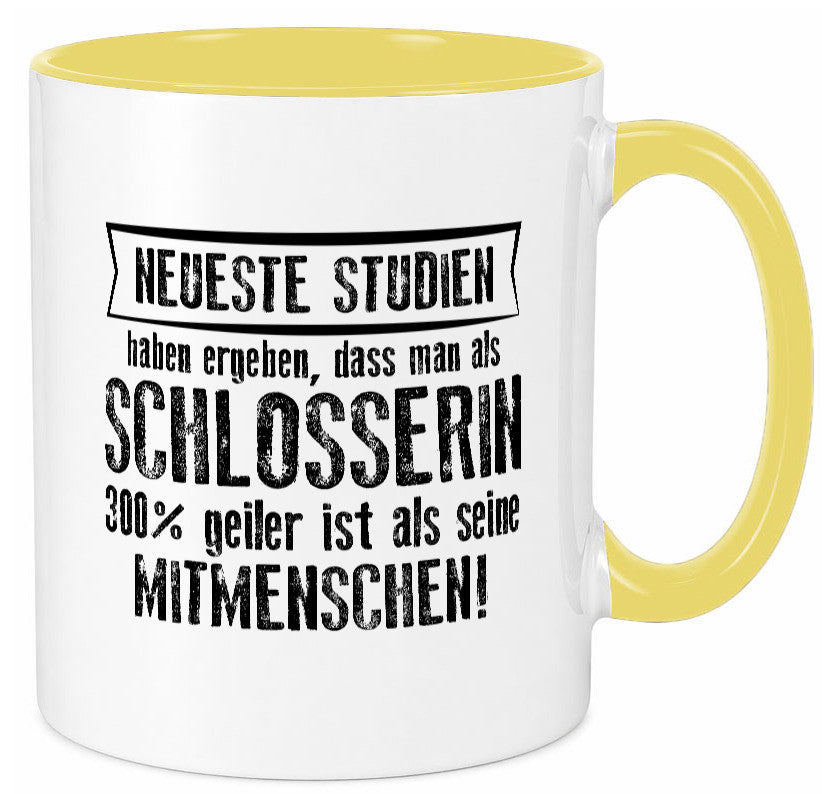 Neuste Studien: Schlosserin | Schlosserei Geschenkidee Humor Tasse