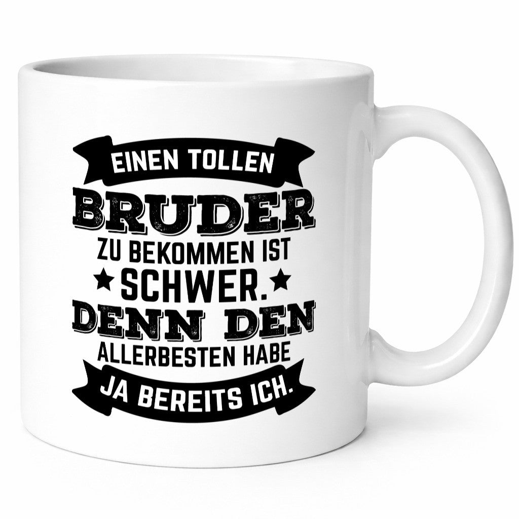 Allerbester Bruder | Geschwister Tasse schöner Spruch lustiger Geschenk Humor