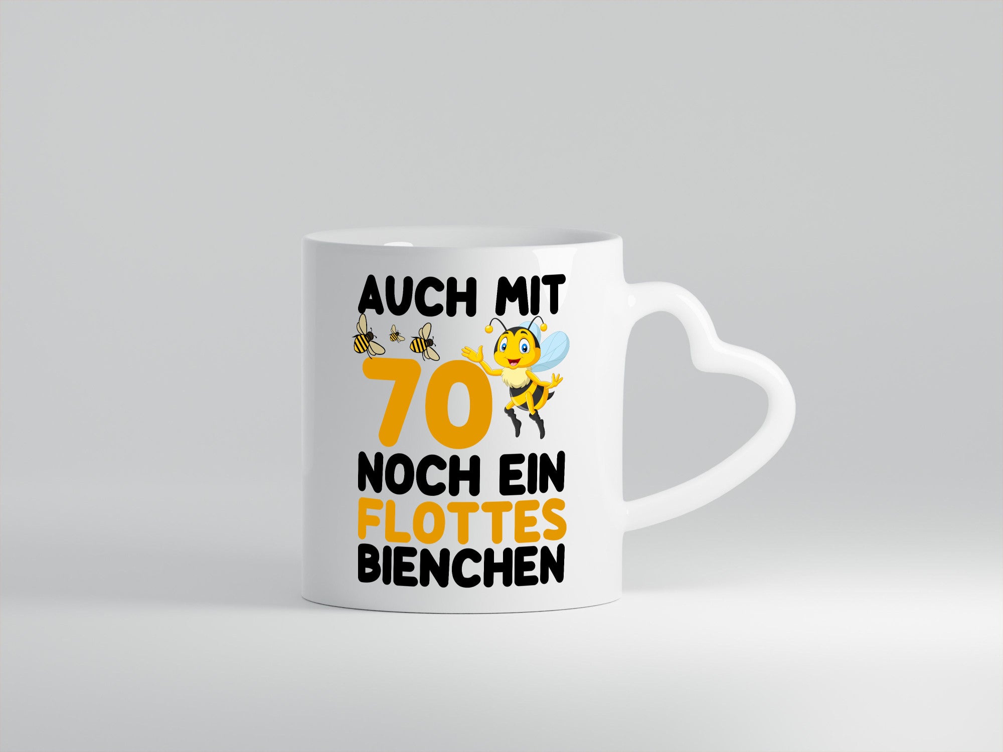 70. Geburtstag | flotte biene noch mit 70 lustig Geschenkidee Geschenk Tasse