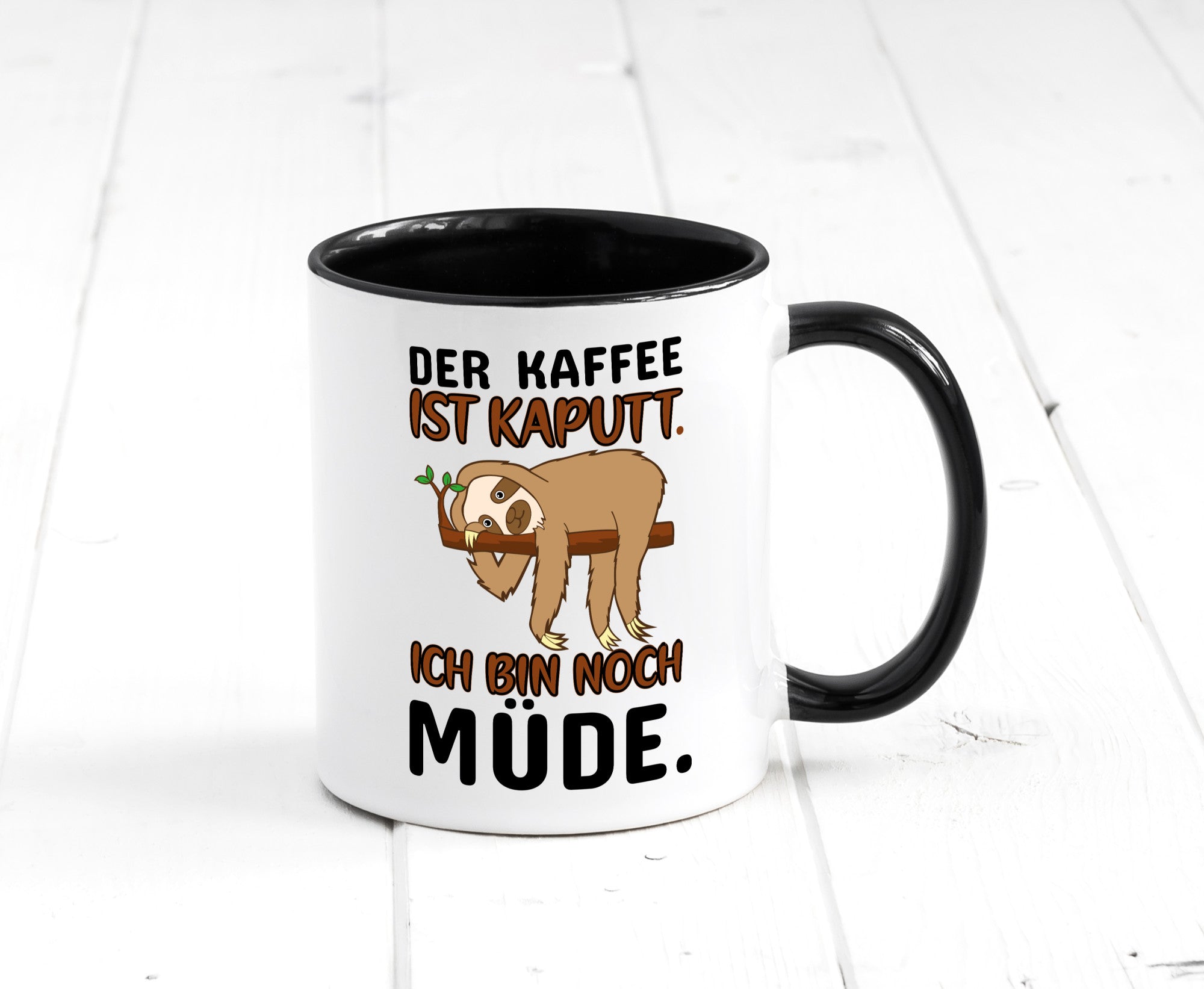 Der Kaffee ist kaputt v2 Geschenk Humor Geschenkidee lustiger Spruch Tasse