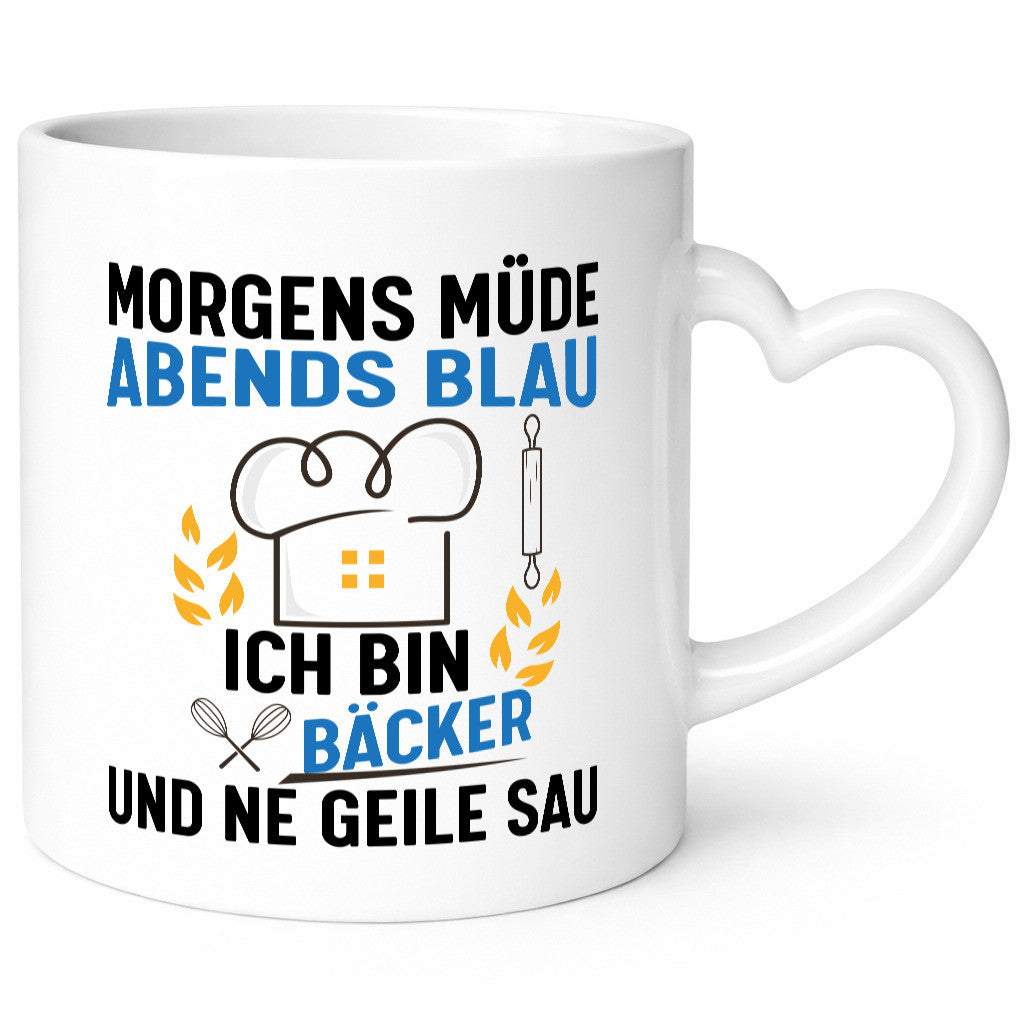 Morgens müde, abends blau – ich bin Bäcker und &