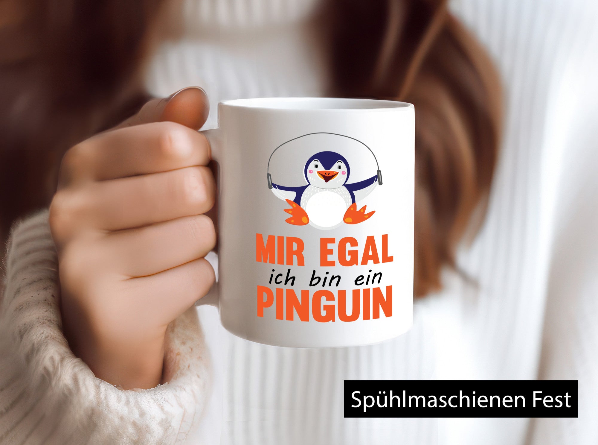 Mir egal ich bin ein Pinguin | lass mich in ruhe lustig Humor Geschenkidee