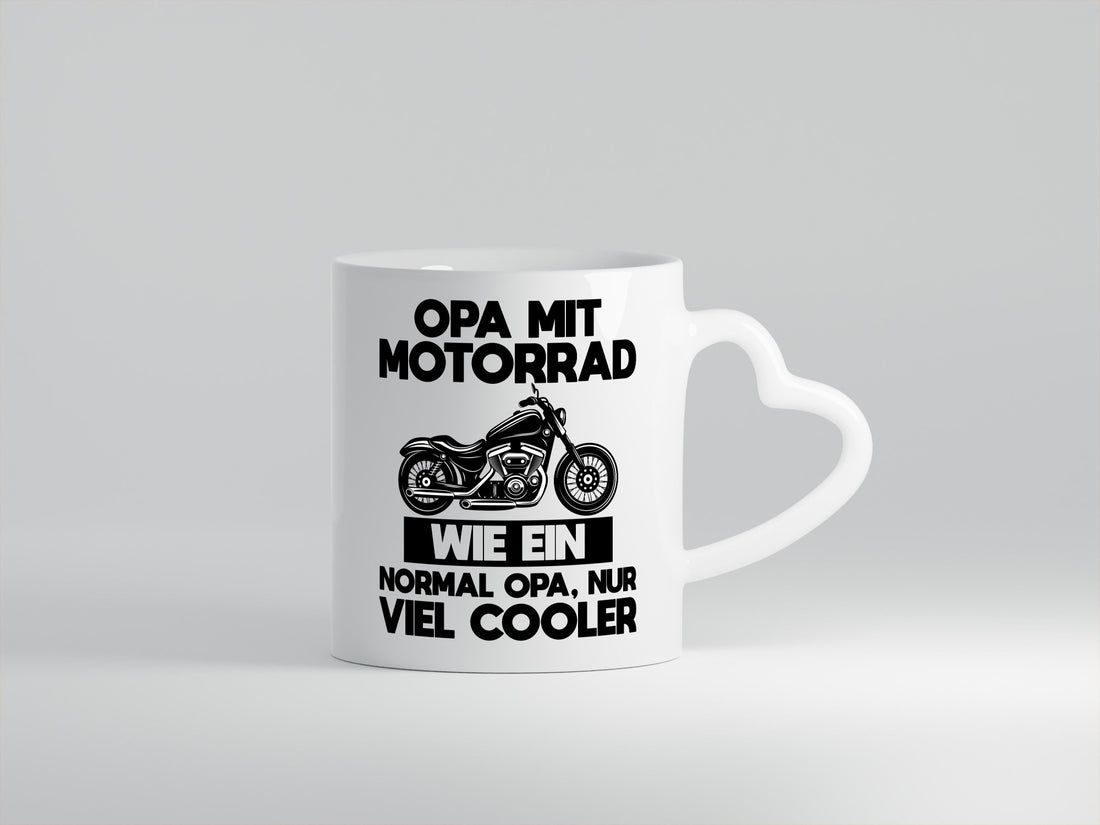 Opa mit Motorrad, viel cooler | Motorrad lustig Familie Geschenkidee Geschenk