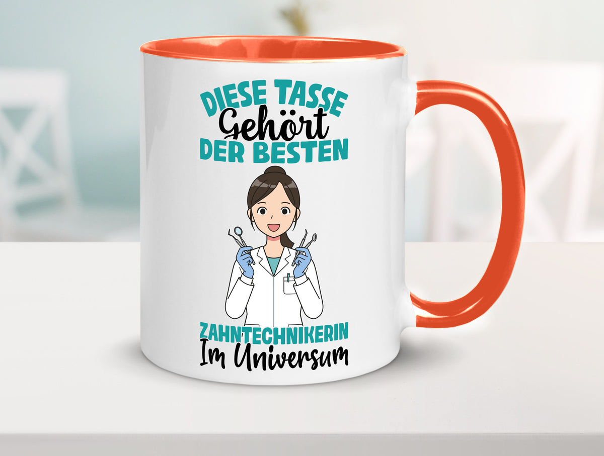 Im Universum: Zahntechnikerin | Zahnmedizin Humor Geschenkidee Tasse