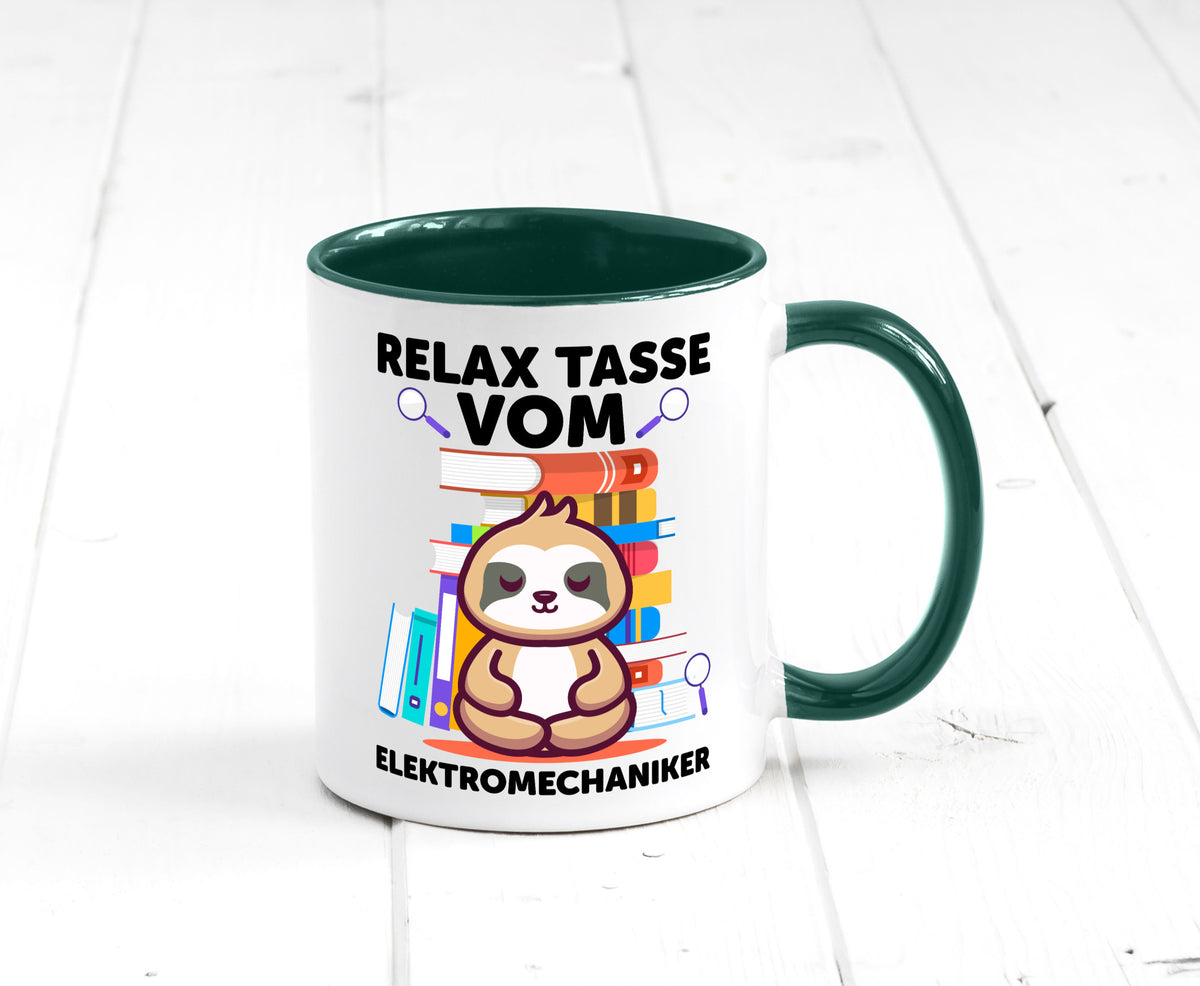 Relax Tasse: Elektromechaniker | Mechaniker Geschenk Humor Geschenkidee
