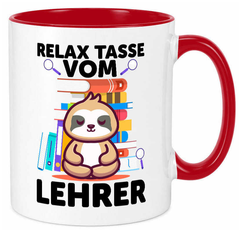 Relax Tasse: Lehrer | Schule Beruf Schüler lustiger Spruch Geschenk Arbeit
