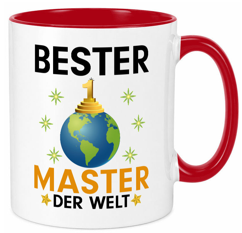 Welt Bester Master | Universität Student Humor Geschenkidee Tasse
