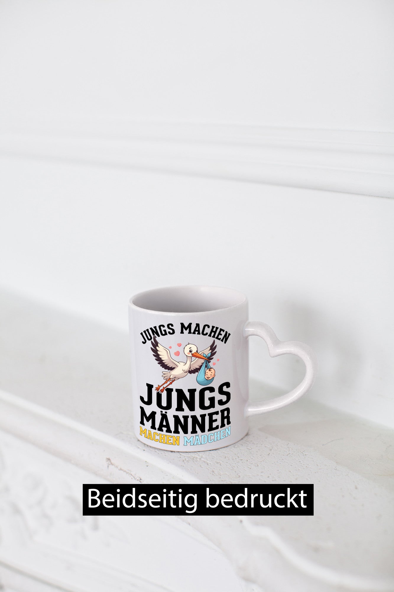 Männer machen Mädchen | Schwangerschaft verkündung Humor Geschenkidee Tasse