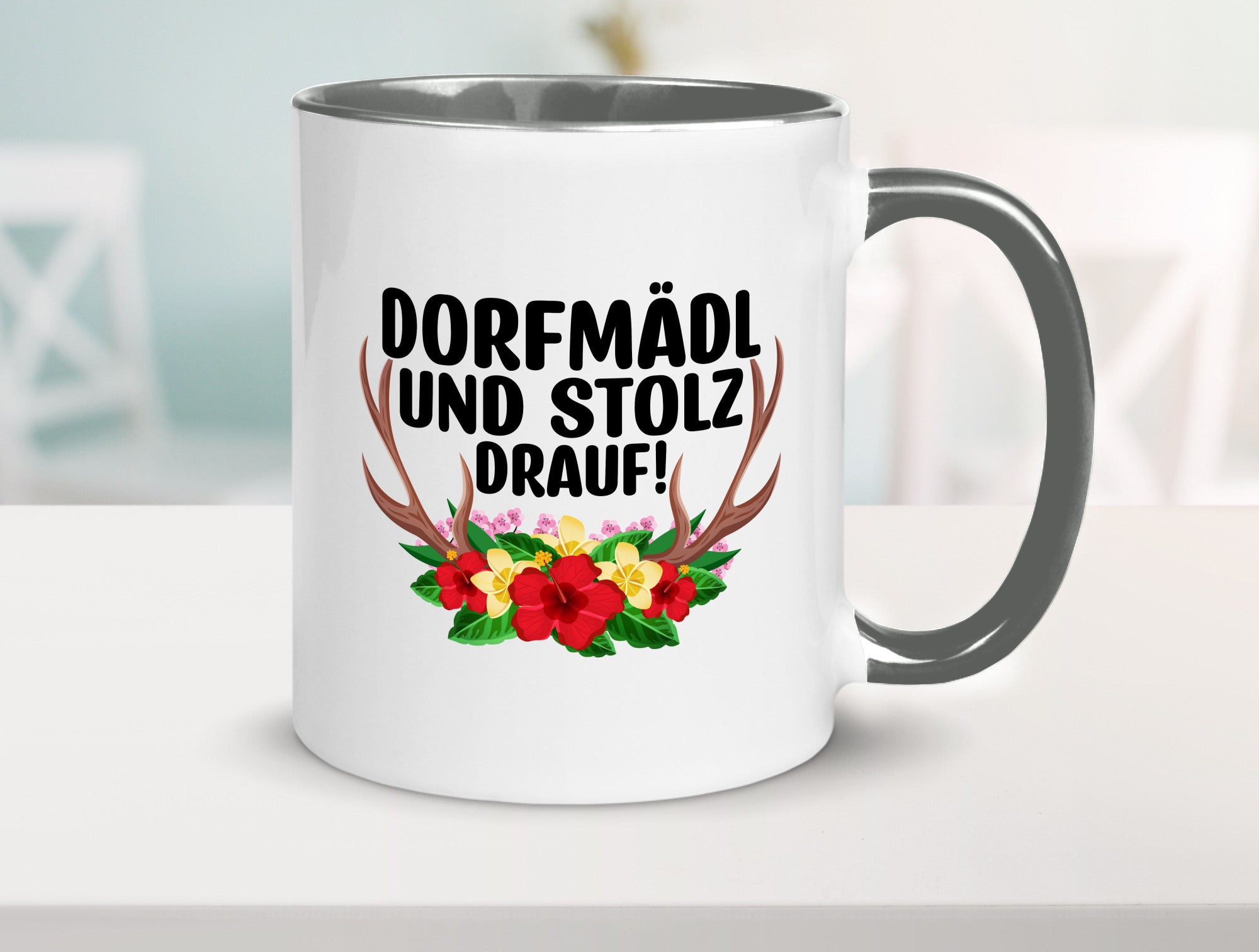 Dorfmädel und stolz drauf | Dorfkind Dorf v2 Geschenkidee Humor Tasse