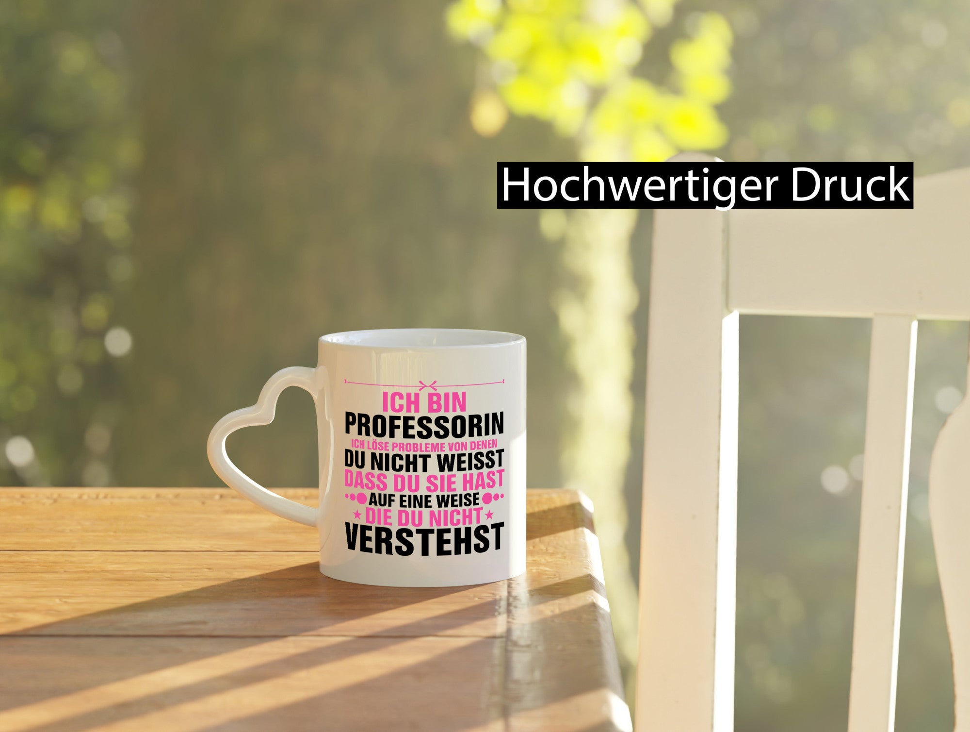Löse Probleme: Professorin | Uni Universität v2 Geschenkidee Humor Tasse