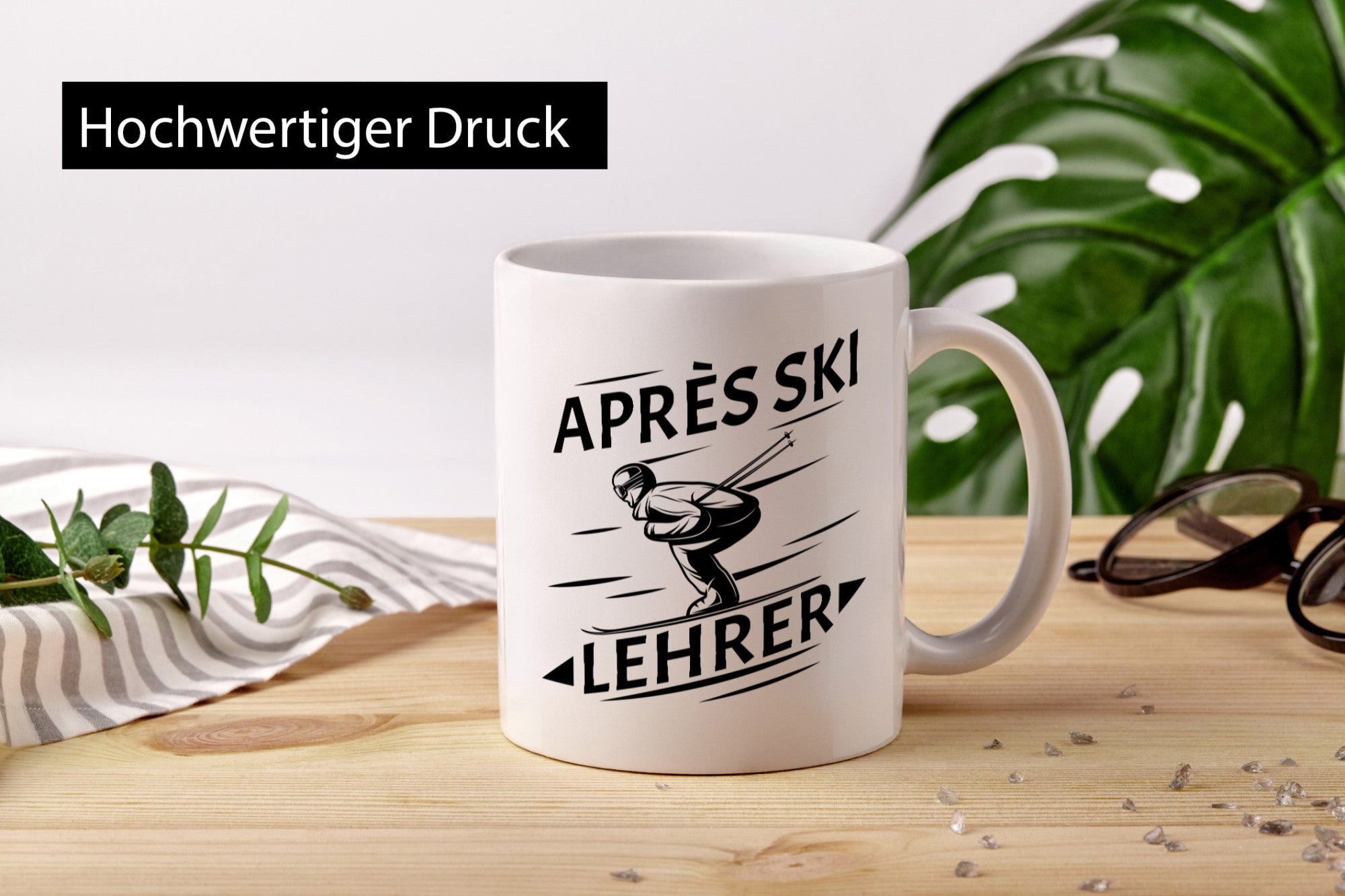 Apres Ski Lehrer | Skifahrer lustig Humor Geschenkidee Geschenk Tasse