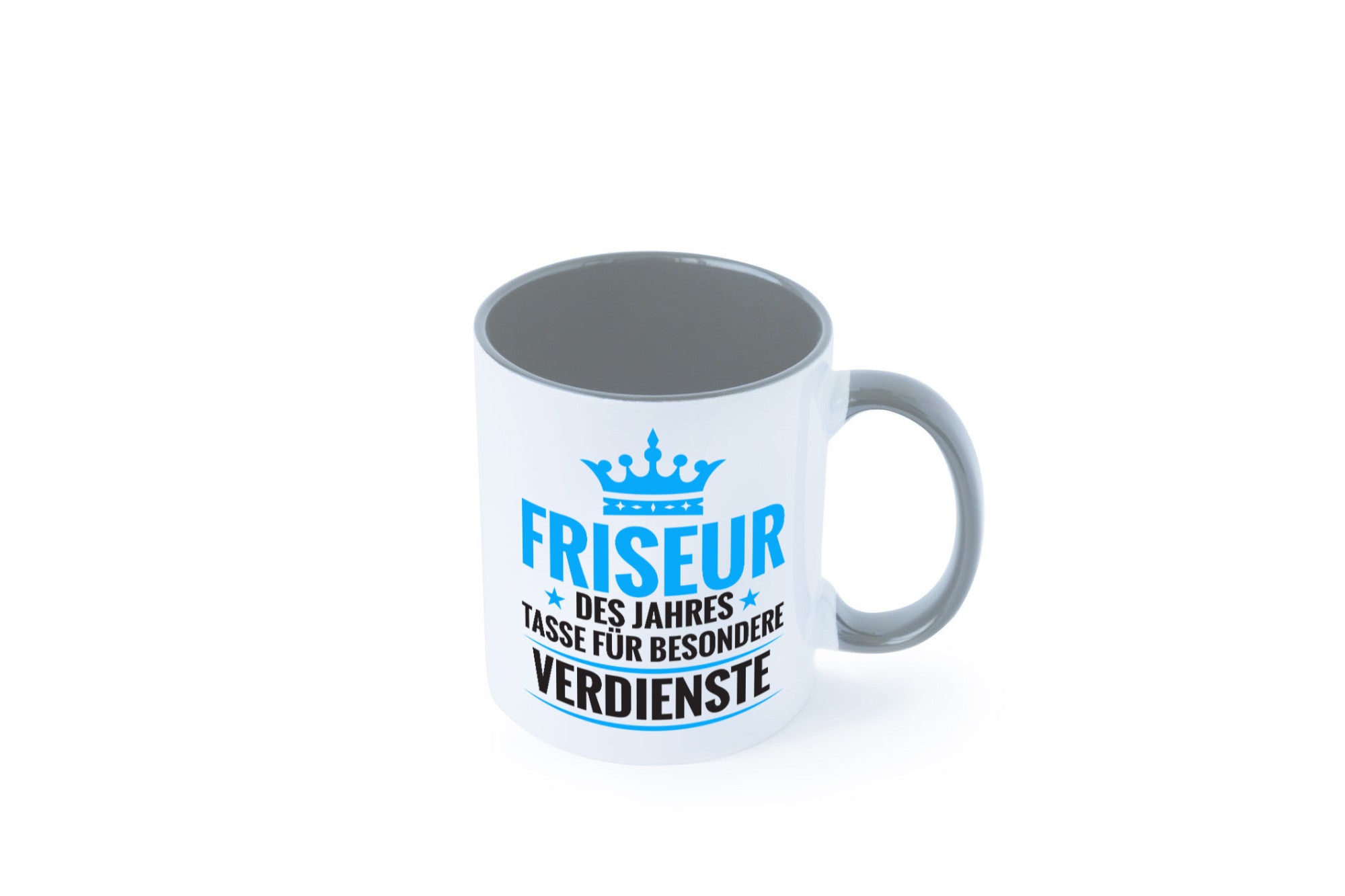 Besonderer Verdienst: Friseur | Frisör Geschenkidee Humor Tasse